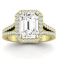 Silene - GIA Certified Emerald Diamond Engagement Ring
