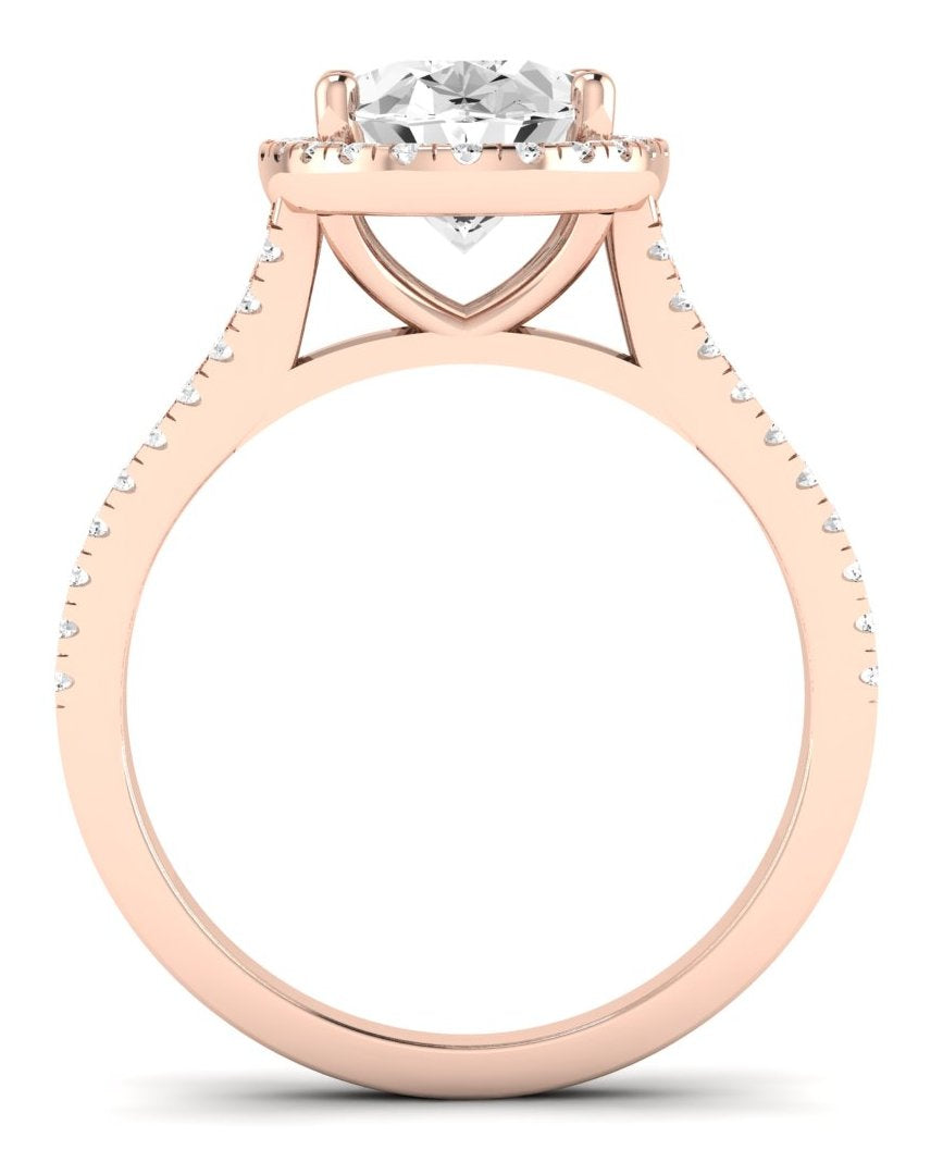 Silene Oval Diamond Engagement Ring (Lab Grown Igi Cert) rosegold