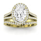 Silene Oval Diamond Bridal Set (Lab Grown Igi Cert) yellowgold