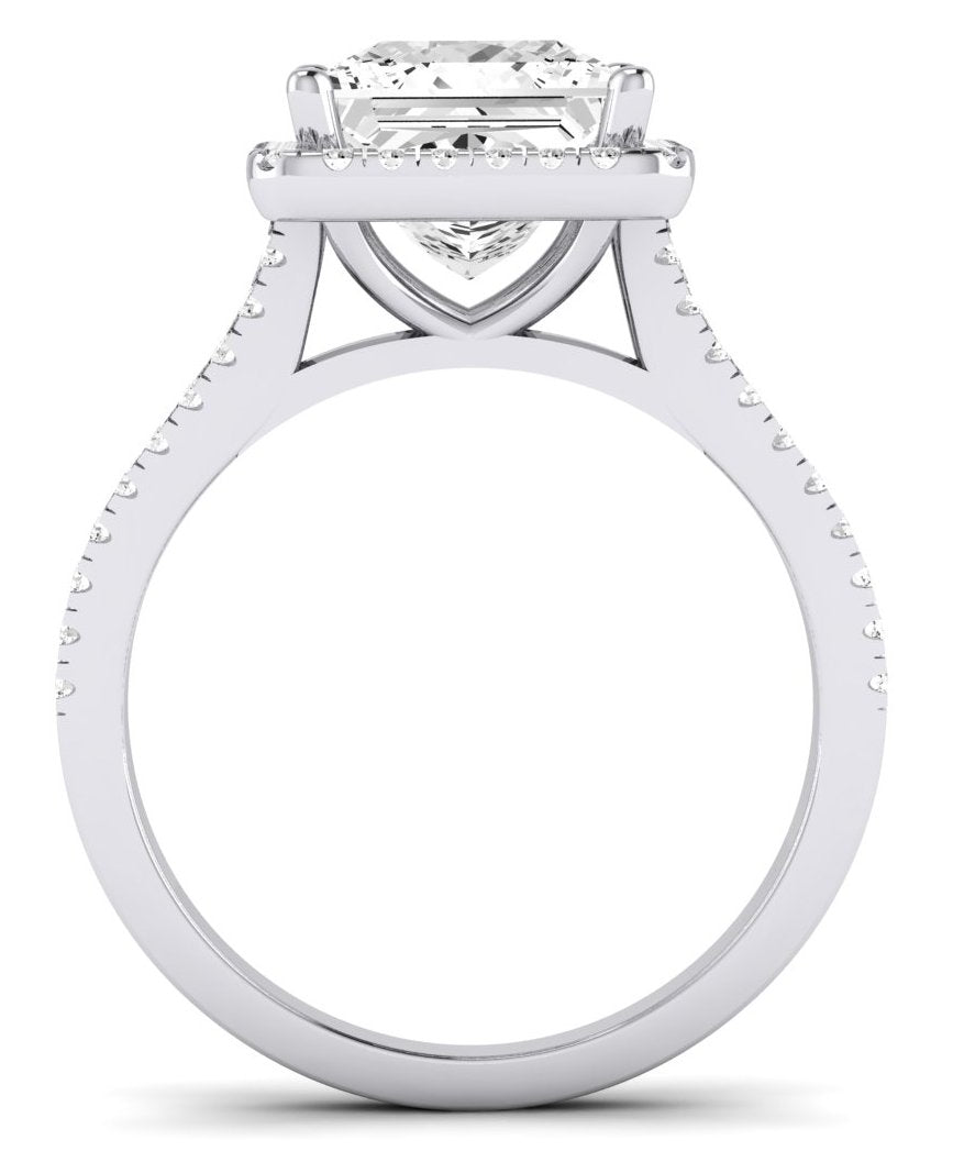 Silene Princess Diamond Engagement Ring (Lab Grown Igi Cert) whitegold