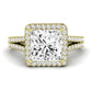 Silene Princess Diamond Engagement Ring (Lab Grown Igi Cert) yellowgold