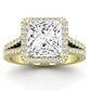 Silene - GIA Natural Princess Diamond Engagement Ring