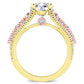 Sireli Round Diamond Engagement Ring (Lab Grown Igi Cert) yellowgold