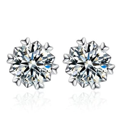 Skylar Diamond Earrings (Clarity Enhanced) whitegold