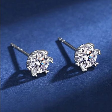 Skylar Diamond Earrings (Clarity Enhanced) whitegold