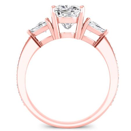 Snowdonia Cushion Diamond Bridal Set (Lab Grown Igi Cert) rosegold