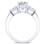 Snowdonia Cushion Diamond Engagement Ring (Lab Grown Igi Cert) whitegold