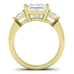 Snowdonia Diamond Matching Band Only (engagement Ring Not Included) For Ring With Princess Center yellowgold