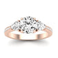 Snowdonia Diamond Matching Band Only (engagement Ring Not Included) For Ring With Round Center rosegold