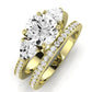 Snowdonia Diamond Matching Band Only (engagement Ring Not Included) For Ring With Round Center yellowgold