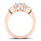 Snowdonia Diamond Matching Band Only (engagement Ring Not Included) For Ring With Oval Center rosegold