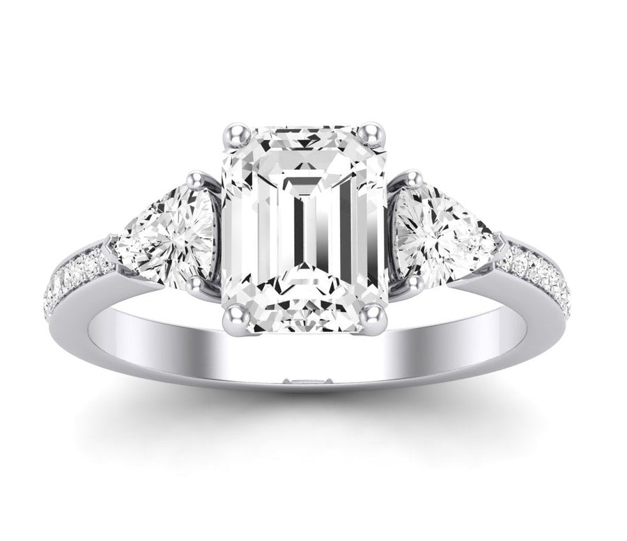 2.00 ct - Snowdonia - GIA Natural Emerald Diamond Engagement Ring