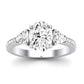 Snowdonia Oval Diamond Bridal Set (Lab Grown Igi Cert) whitegold