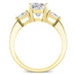 Snowdonia Princess Diamond Bridal Set (Lab Grown Igi Cert) yellowgold