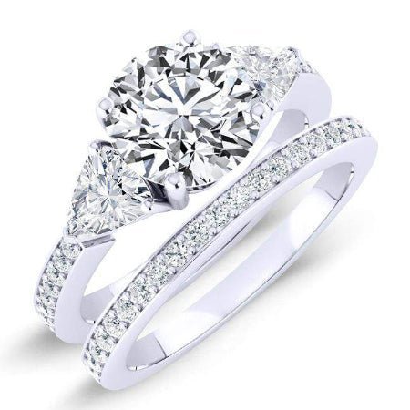 2.00 ct - Snowdonia - GIA Natural Round Diamond Bridal Set