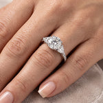 Snowdonia - GIA Natural Round Diamond Engagement Ring