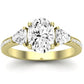 Snowdonia Oval Diamond Engagement Ring (Lab Grown Igi Cert) yellowgold