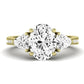 Snowdonia Oval Diamond Engagement Ring (Lab Grown Igi Cert) yellowgold