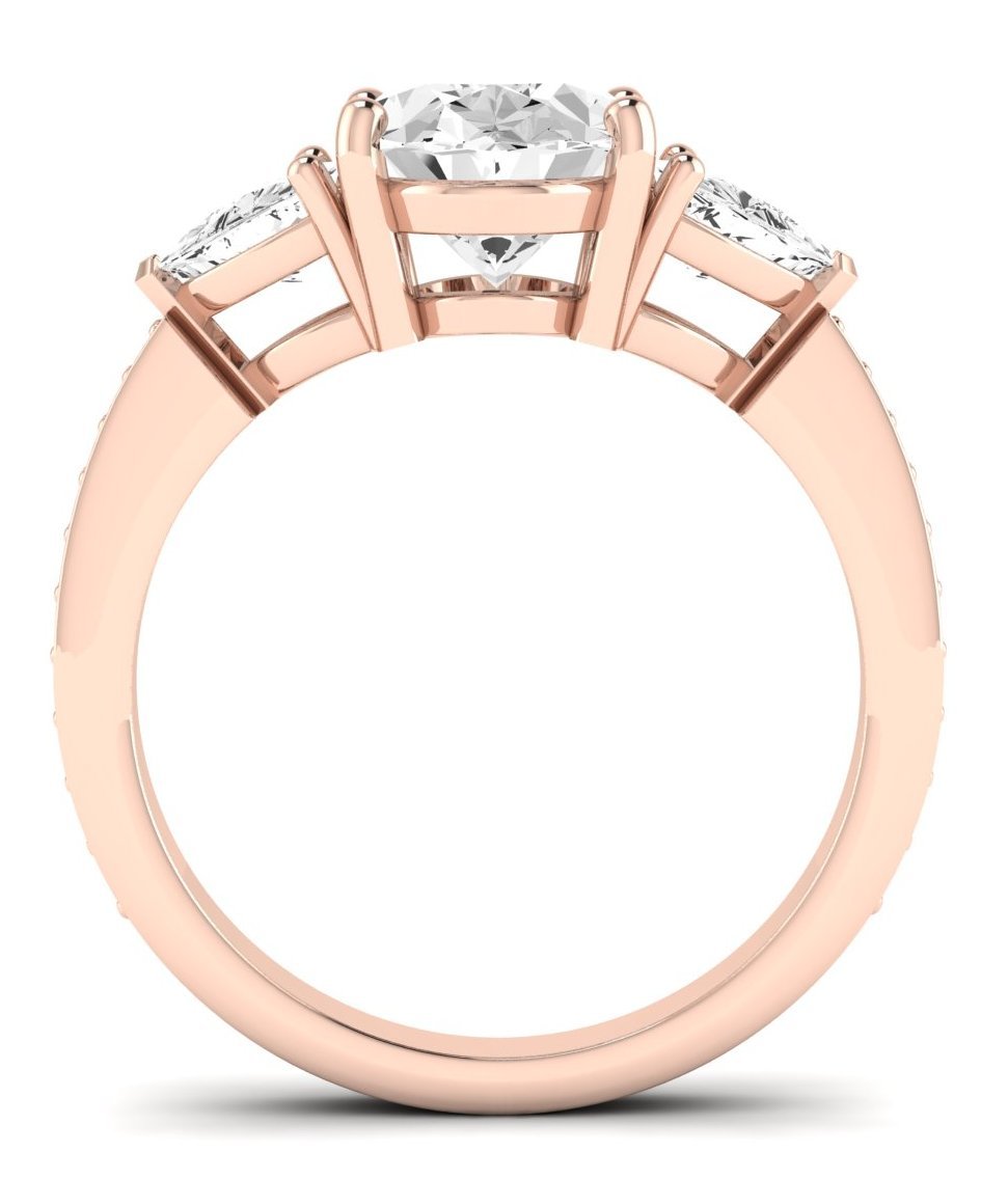 Snowdonia Oval Diamond Engagement Ring (Lab Grown Igi Cert) rosegold