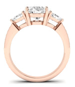 Snowdonia Oval Diamond Engagement Ring (Lab Grown Igi Cert) rosegold