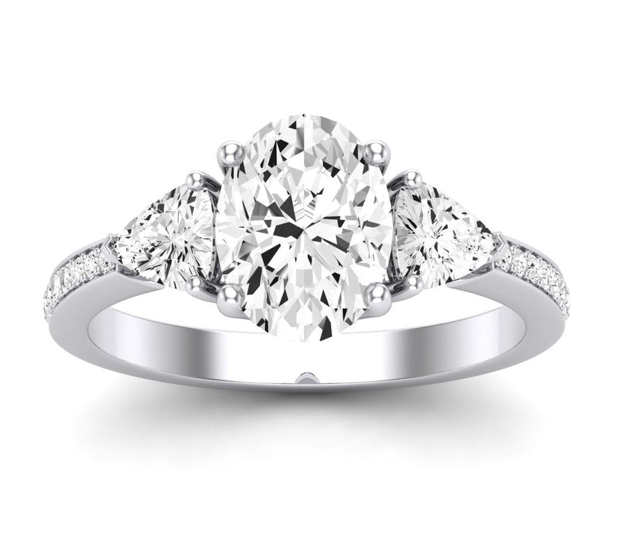 4.00 ct - Snowdonia - Oval Lab Diamond Engagement Ring (IGI Certified)