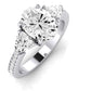 Snowdonia Oval Diamond Engagement Ring (Lab Grown Igi Cert) whitegold