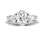 Snowdonia Oval Diamond Engagement Ring (Lab Grown Igi Cert) whitegold
