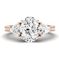 Snowdonia Oval Diamond Engagement Ring (Lab Grown Igi Cert) rosegold