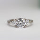 Snowdonia Round Diamond Engagement Ring (Lab Grown Igi Rert) whitegold