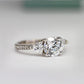 Snowdonia Round Diamond Engagement Ring (Lab Grown Igi Rert) whitegold