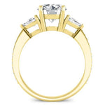 Snowdonia Round Diamond Bridal Set (Lab Grown Igi Rert) yellowgold