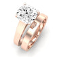 Snowdrop Cushion Diamond Bridal Set (Lab Grown Igi Cert) rosegold