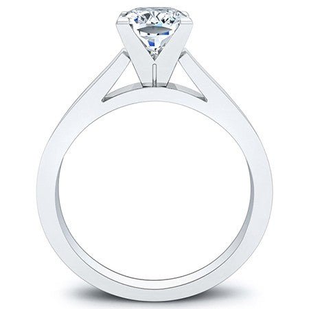 Snowdrop Cushion Diamond Engagement Ring (Lab Grown Igi Cert) whitegold