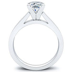 Snowdrop Cushion Diamond Engagement Ring (Lab Grown Igi Cert) whitegold