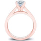 Snowdrop Cushion Diamond Engagement Ring (Lab Grown Igi Cert) rosegold