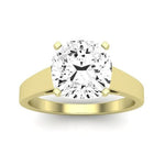 Snowdrop Cushion Moissanite Bridal Set yellowgold