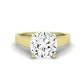 Snowdrop Diamond Matching Band Only (engagement Ring Not Included) For Ring With Cushion Center yellowgold