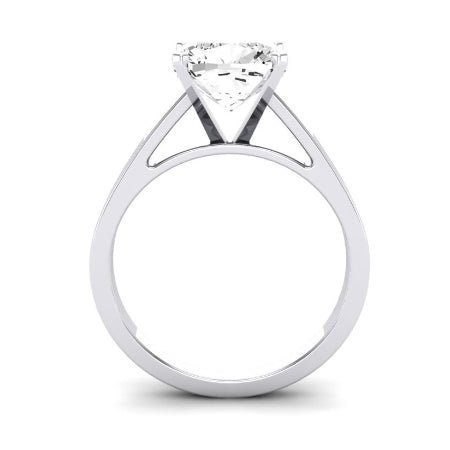 Snowdrop Diamond Matching Band Only (engagement Ring Not Included) For Ring With Cushion Center whitegold