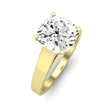 Snowdrop Diamond Matching Band Only (engagement Ring Not Included) For Ring With Cushion Center yellowgold