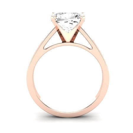 Snowdrop Diamond Matching Band Only (engagement Ring Not Included) For Ring With Cushion Center rosegold