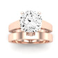 Snowdrop Diamond Matching Band Only (engagement Ring Not Included) For Ring With Cushion Center rosegold