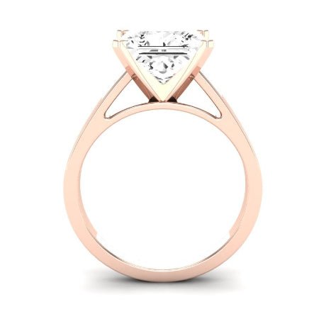 Snowdrop Diamond Matching Band Only (engagement Ring Not Included) For Ring With Princess Center rosegold