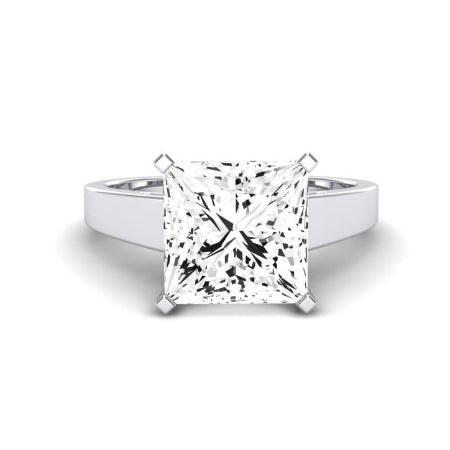 Snowdrop Diamond Matching Band Only (engagement Ring Not Included) For Ring With Princess Center whitegold