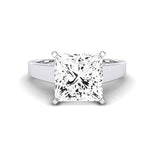 Snowdrop Diamond Matching Band Only (engagement Ring Not Included) For Ring With Princess Center whitegold