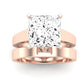 Snowdrop Diamond Matching Band Only (engagement Ring Not Included) For Ring With Princess Center rosegold