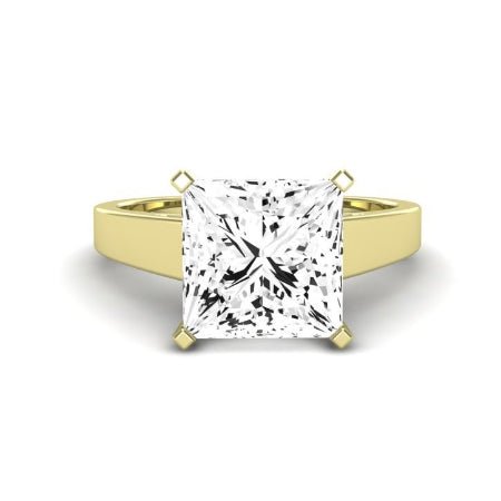 Snowdrop Diamond Matching Band Only (engagement Ring Not Included) For Ring With Princess Center yellowgold