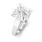 Snowdrop Diamond Matching Band Only (engagement Ring Not Included) For Ring With Princess Center whitegold