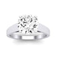 Snowdrop Diamond Matching Band Only (engagement Ring Not Included) For Ring With Round Center whitegold