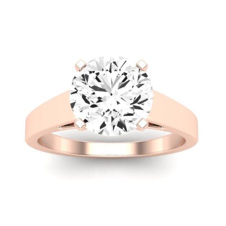 Snowdrop Diamond Matching Band Only (engagement Ring Not Included) For Ring With Round Center rosegold