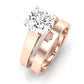 Snowdrop Diamond Matching Band Only (engagement Ring Not Included) For Ring With Round Center rosegold